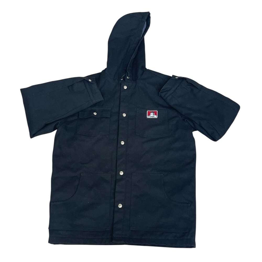 Ben Davis Down Hooded Jacket with Front Snap size Medium